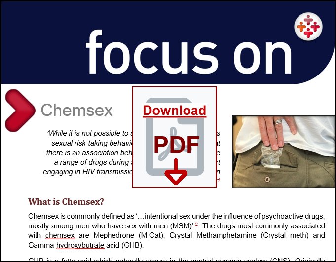 FocusOn: Sexualised Drug use – Chemsex